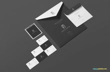 Load image into Gallery viewer, Free Beautiful Envelope Mockup PSD