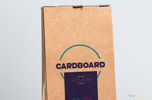 Free Cardboard Pouch Packaging Mockup