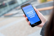 Load image into Gallery viewer, Free 5 Photorealistic Smart or Mobile Phone PSD Mockups
