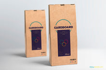 Load image into Gallery viewer, Free Cardboard Pouch Packaging Mockup
